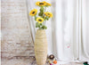 Tall Rattan Floor Vase for Bamboo and Floral Displays