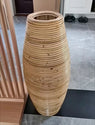 Tall Rattan Floor Vase for Bamboo and Floral Displays