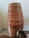 Tall Rattan Floor Vase for Bamboo and Floral Displays