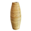 Tall Rattan Floor Vase for Bamboo and Floral Displays