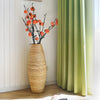 Tall Rattan Floor Vase for Bamboo and Floral Displays