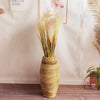 Tall Rattan Floor Vase for Bamboo and Floral Displays