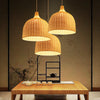 Handwoven Bamboo Pendant Lamp for Modern Living Room Lighting