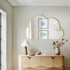 Large Irregular Asymmetrical Mirror for Unique Modern Interiors