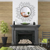Large Irregular Asymmetrical Mirror for Unique Modern Interiors
