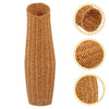 Rattan Floor Vase for Rustic Home and Floral Arrangements