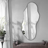 Large Irregular Asymmetrical Mirror for Unique Modern Interiors