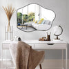 Large Irregular Asymmetrical Mirror for Unique Modern Interiors