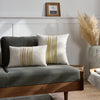 Cotton Canvas Striped Cushion Cover for Sofa and Bedroom Decor