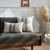 Cotton Canvas Striped Cushion Cover for Sofa and Bedroom Decor