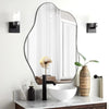 Large Irregular Asymmetrical Mirror for Unique Modern Interiors