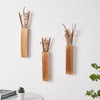 Wooden Wall Planter for Hanging Artificial Plants and Living Room Decor