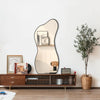Large Irregular Asymmetrical Mirror for Unique Modern Interiors