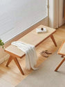 Japanese Rattan Bench for Dining and Relaxation Spaces