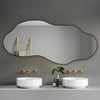 Large Irregular Asymmetrical Mirror for Unique Modern Interiors