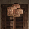 Japanese Rattan Pendant Light for Kitchens and Dining Rooms