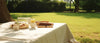 Faux Linen Tablecloth for Waterproof and Washable Use