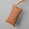 Brown Pattern Long Pillowcase for Sofa and Bedroom Decor