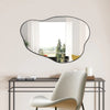 Large Irregular Asymmetrical Mirror for Unique Modern Interiors
