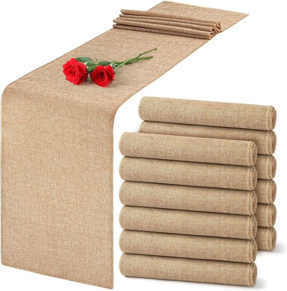 Rustic Jute Table Runner for Weddings and Parties