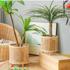 Rattan Plant Stand for Indoor and Outdoor Gardening