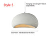 Wabi Sabi Pendant Lights for Modern Living Room and Bedroom Decor