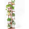 ROSSNY Bamboo Plant Stand for Indoor Plants and Corner Decor