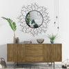 Large Irregular Asymmetrical Mirror for Unique Modern Interiors