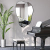 Large Irregular Asymmetrical Mirror for Unique Modern Interiors