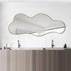 Large Irregular Asymmetrical Mirror for Unique Modern Interiors