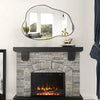 Large Irregular Asymmetrical Mirror for Unique Modern Interiors