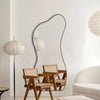 Large Irregular Asymmetrical Mirror for Unique Modern Interiors