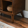 Mid-Century Rattan Sideboard Cabinet for Dining Room and Entryways