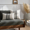 Cotton Canvas Striped Cushion Cover for Sofa and Bedroom Decor