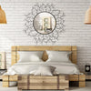 Large Irregular Asymmetrical Mirror for Unique Modern Interiors
