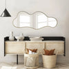 Large Irregular Asymmetrical Mirror for Unique Modern Interiors