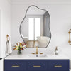 Large Irregular Asymmetrical Mirror for Unique Modern Interiors