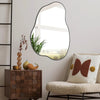 Large Irregular Asymmetrical Mirror for Unique Modern Interiors