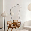 Large Irregular Asymmetrical Mirror for Unique Modern Interiors