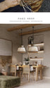 Wabi Sabi Pendant Lamp for Rattan and Cloth Lighting