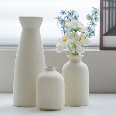 Ceramic Vase Set for Pampas Grass and Dried Flower Home Decor