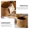 Japanese Style Woven Seagrass Baskets for Storage and Decor