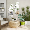 Large Irregular Asymmetrical Mirror for Unique Modern Interiors
