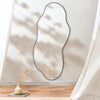 Large Irregular Asymmetrical Mirror for Unique Modern Interiors
