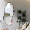 Large Irregular Asymmetrical Mirror for Unique Modern Interiors