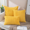 Geometric Plush Cushion Cover for Decorative Pillows (45x45cm)