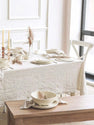 Cotton Linen Tablecloth for Wedding and Dining Room