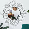 Large Irregular Asymmetrical Mirror for Unique Modern Interiors