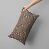 Brown Pattern Long Pillowcase for Sofa and Bedroom Decor